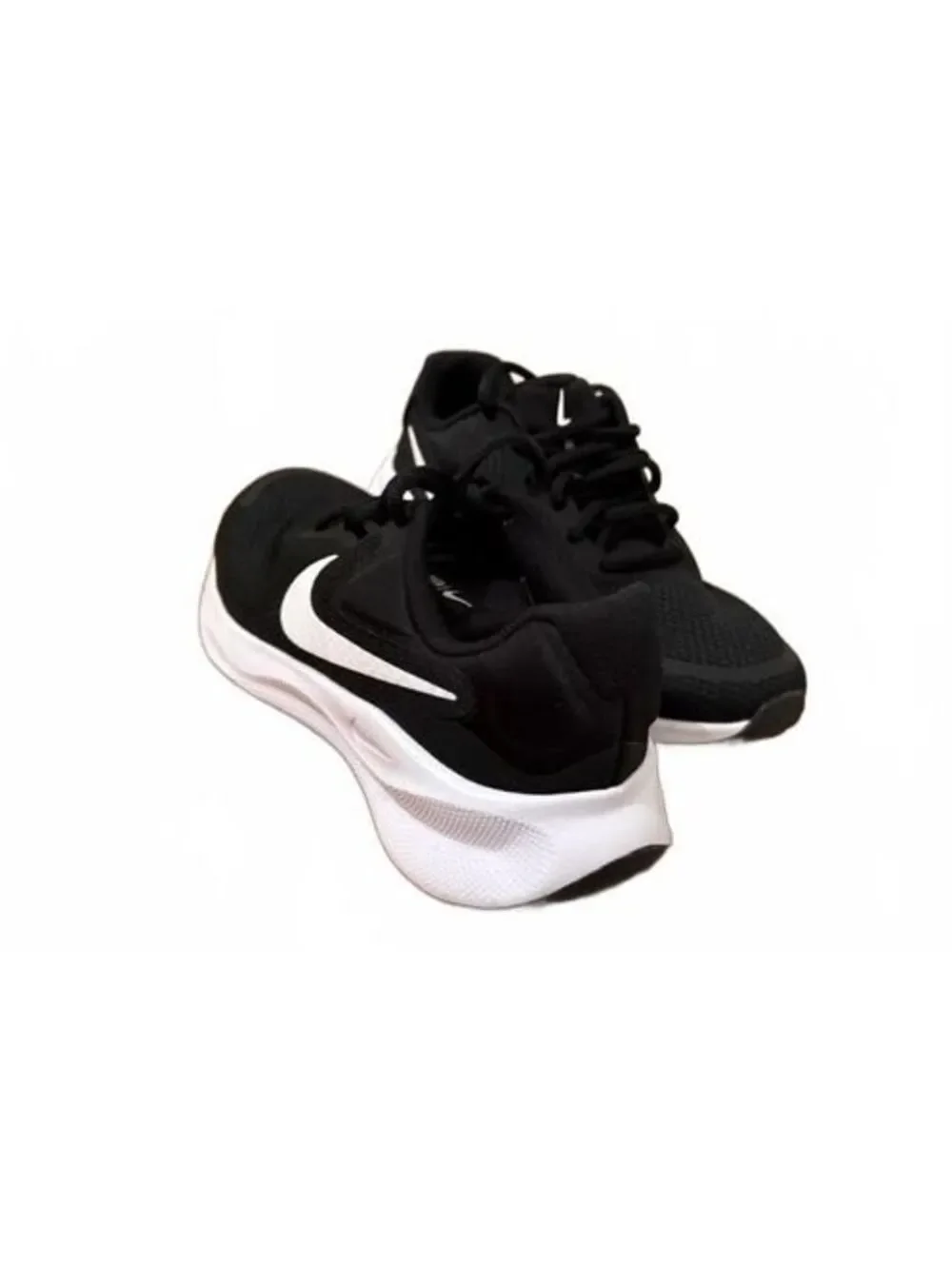 Nike Revolution 7 Women's Running Shoes Black White Size 6 Wide